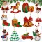 Christmas Diamond Art 5D DIY Christmas Ornaments Christmas Crafts for Adults Diamond Art Keychains Hanging Diamond Painting Kits (Diamond Art Keychains 02)
